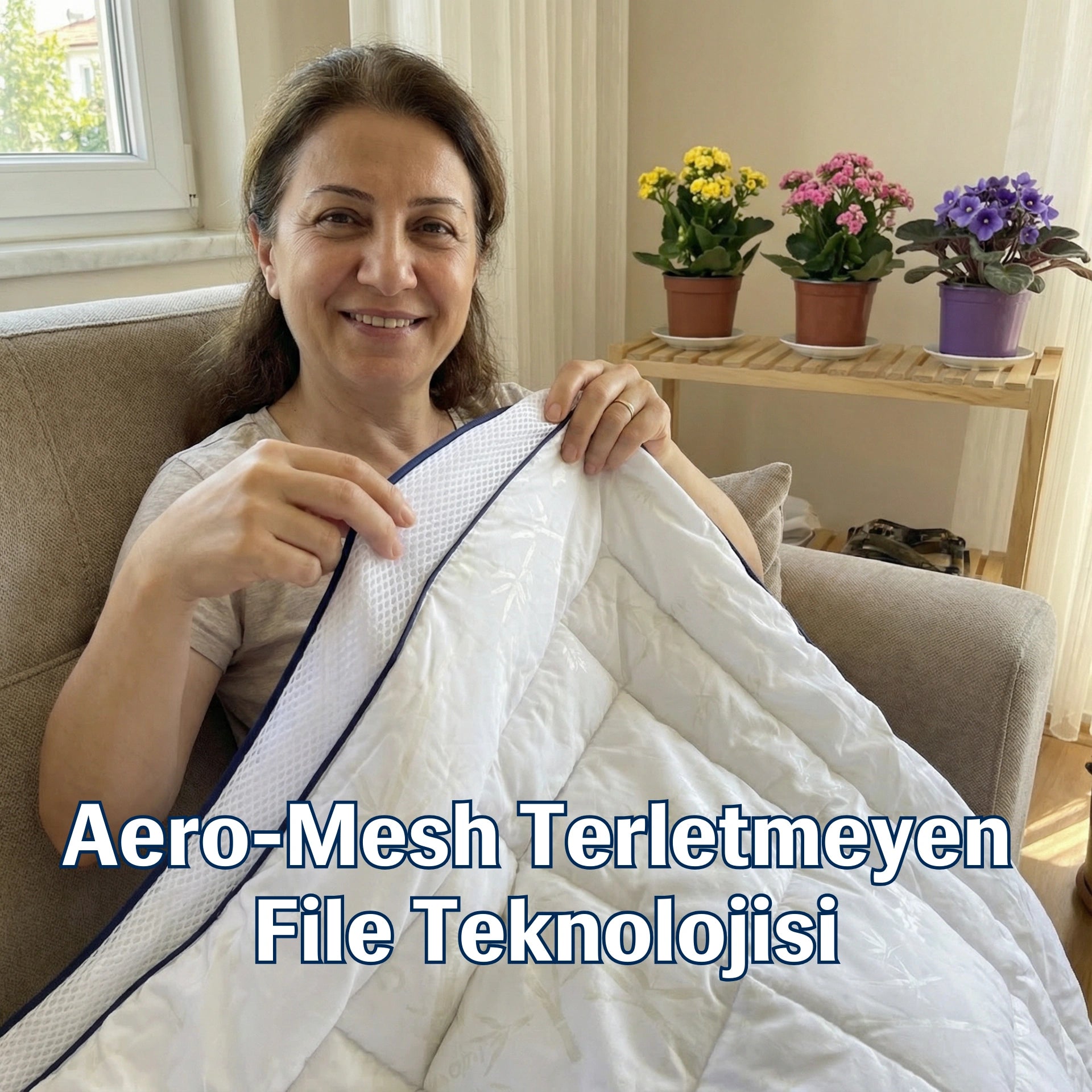 Aero-Mesh® Serin Terletmeyen Yorgan